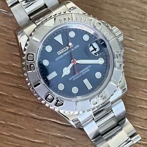 Sugges Ocean Star S450 Diver Watch NH35 Automatic Movement Blue Dial
